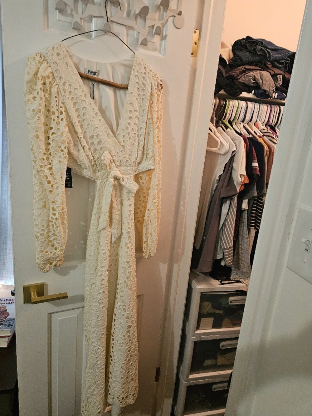 White Eyelet Dress